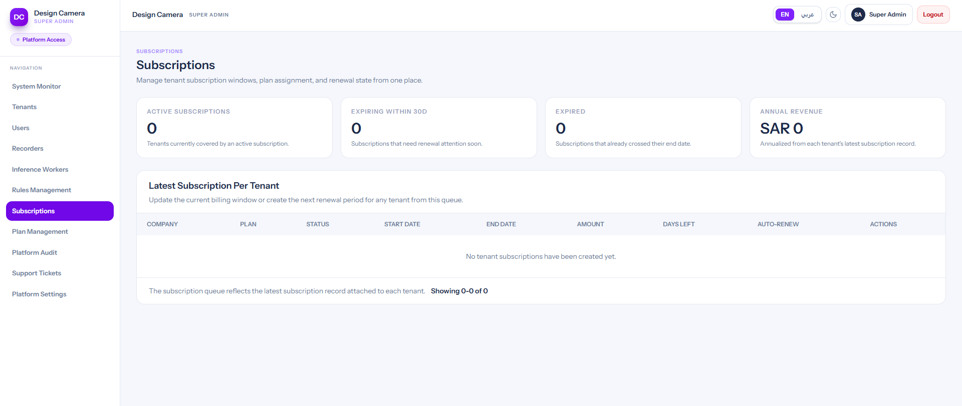 Plans and Subscriptions