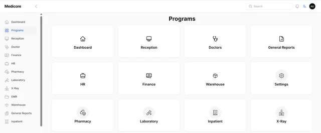 Medicore - Healthcare Management System