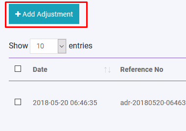 Quantity Adjustment 1