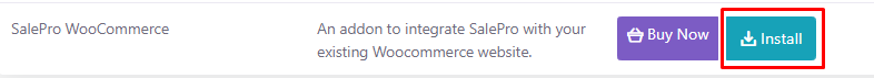 WooCommerce Addon Installation