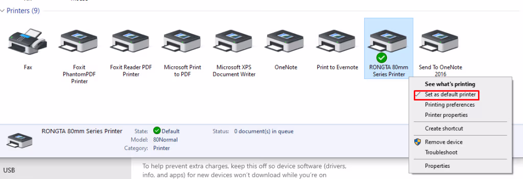 Browser Printing Step 3