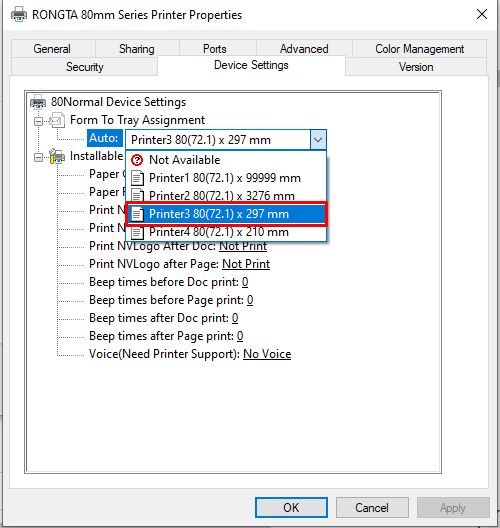 Browser Printing Step 6