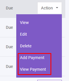 Purchase Payment 1